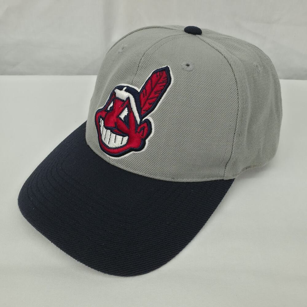 90s Cleveland Indians Chief Wahoo Hat Sports Specialties MLB Strapback Vintage